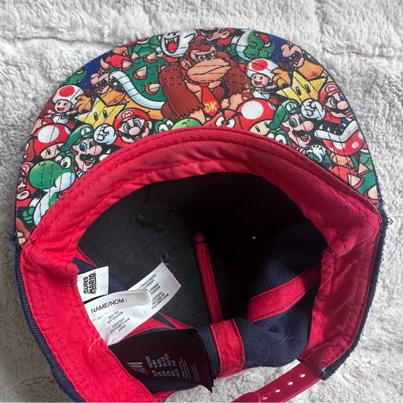 H&M X Super Mario Bros | Graphic Mario Motif Detail Cap - Picture 4 of 8